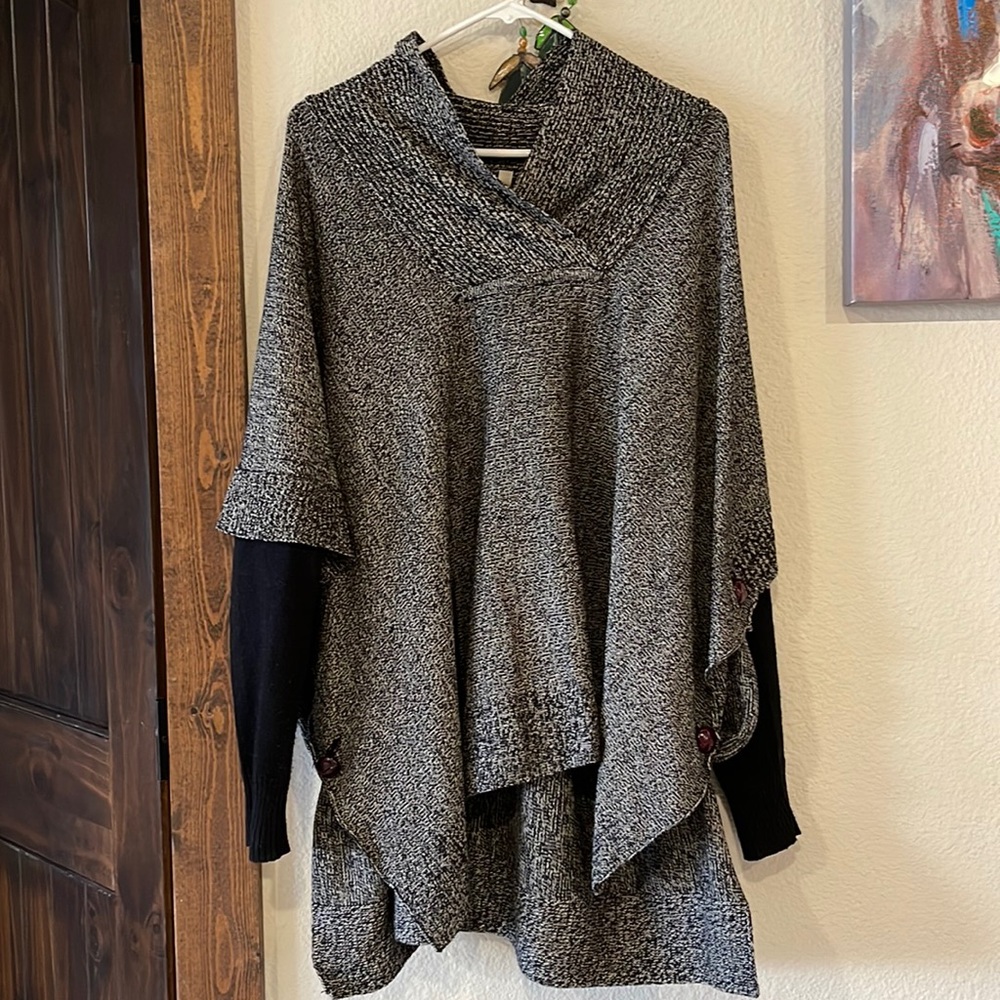 Poncho Type Sweater